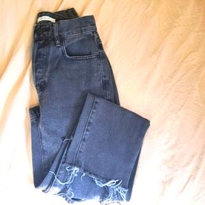 🦋Pacsun High Rise Distressed Black Jeans | Size 27